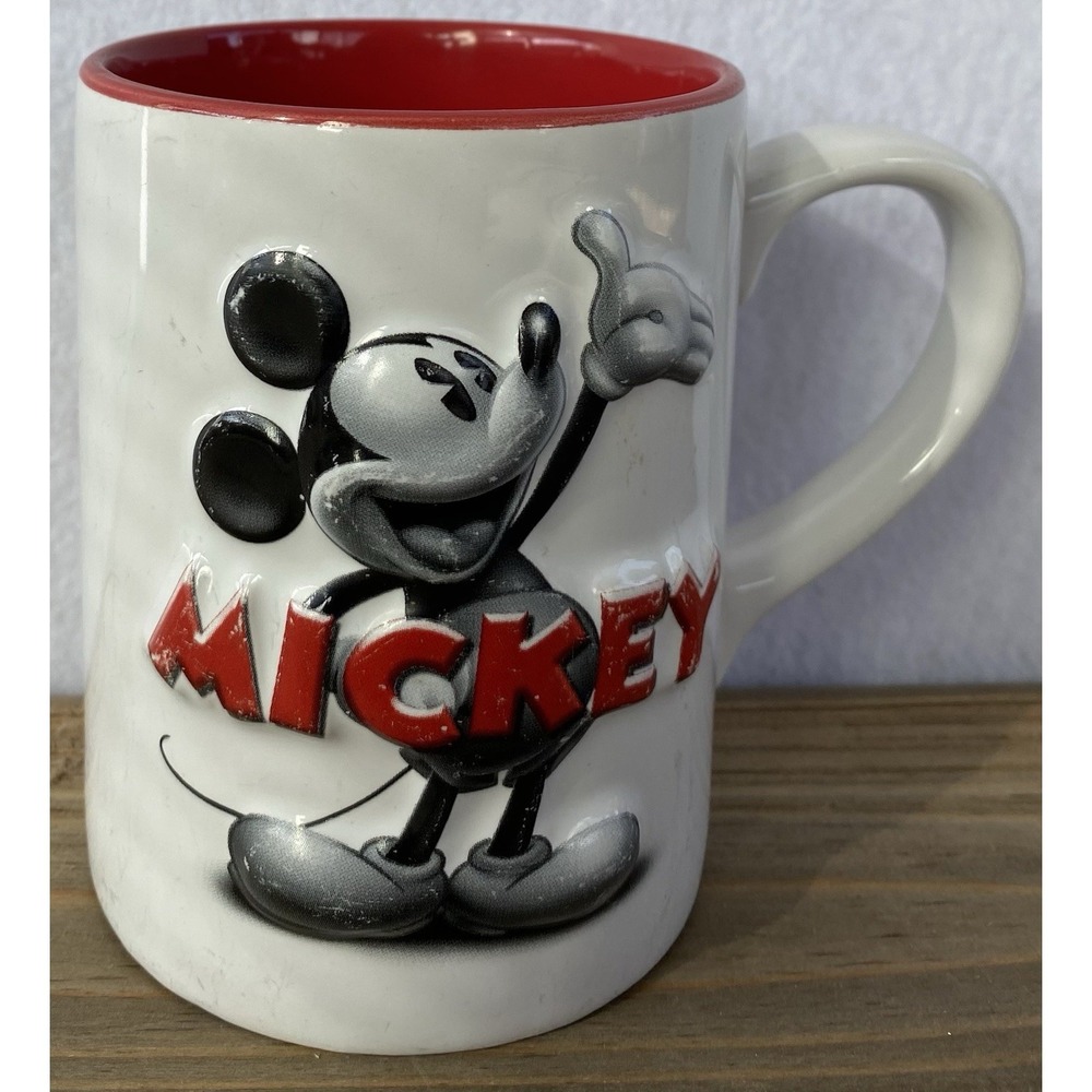 Walt Disney 3D Mickey Mouse Mug Coffee Cup‎ 14oz Nerdy Nostalgia Cartoon